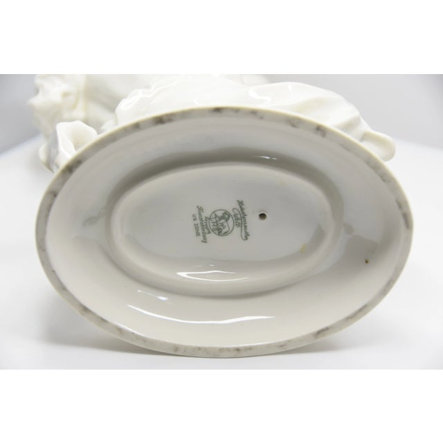 1950s Hutschenreuther Figurine "Mother's Darling" Baby Blanc De Chine Sculpture For Sale - Image 11 of 13