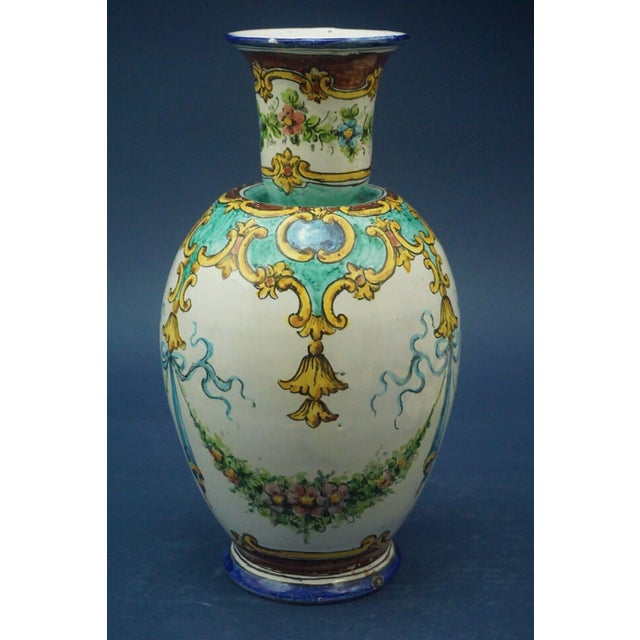 20th Century Neo-Renaissance Ceramic Vase from Valentina Emiliani, Italy, 1890s For Sale - Image 4 of 17