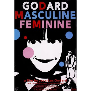 Masculin Feminin R2005 U.S. One Sheet Film Poster For Sale