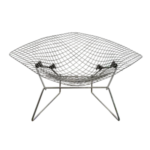 Mid Century Modern Large Wide Diamond Bertoia Chair