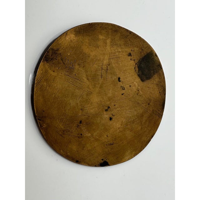 Late 19th Century Rare 19th Century English Victorian Gilt Bronze Portrait Medallion Plaque, Charles Hopkins, 1895 For Sale - Image 5 of 17