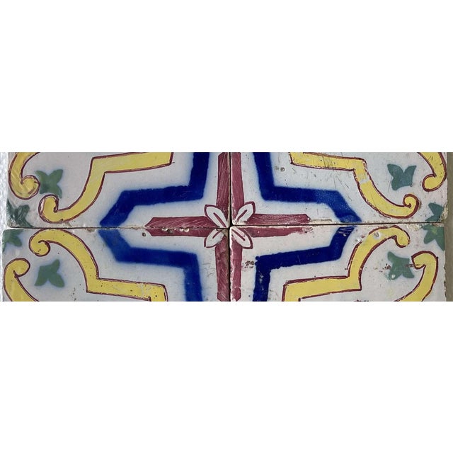 Ceramic Earthenware Tiles, 1800s, Set of 34 For Sale - Image 7 of 8