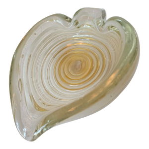 Sweet Murano Catchall Wit Gold Stripes