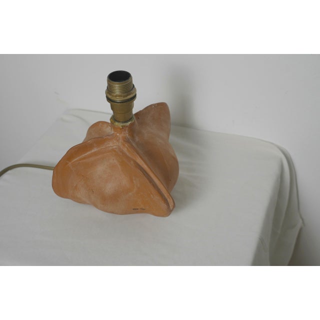 Ceramic Tim Orr Sculpture Lamp in Neutral Terracotta, 1970s For Sale - Image 6 of 17