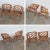 Vintage Chinese Chippendale Rattan Rolling Accent Chairs by Henry Link for Wicker - A Pair For Sale - Image 12 of 13