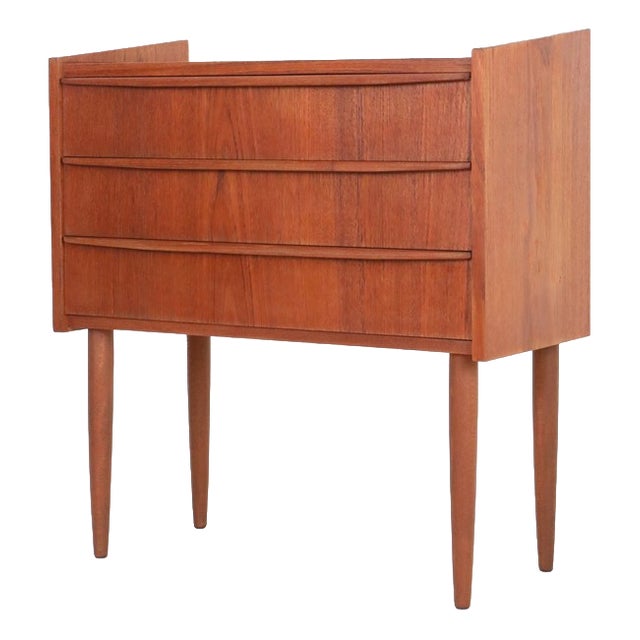 Mid-Century Danish Teak Chest of Drawers, 1960s For Sale