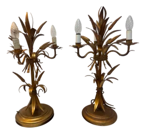 Vintage Table Lamps, 1970, Set of 2