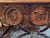Antique Louis XV Style Inlaid Walnut/Kingwood/Mahagony and Maple Parquetry Featuring Ornate Carvings, Cabriole Legs and Center Figural Carvings For Sale - Image 4 of 9