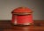 Vintage Indian Tika Spice Lacquer Wooden Box in Red & Black Patina For Sale - Image 4 of 9