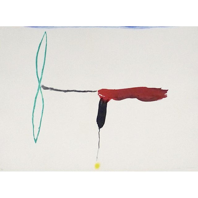 Josep Riera i Arago, Avion à l’hélice verte, Etching For Sale - Image 4 of 4