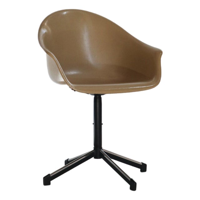1970s Swivel Plastic Desk Chair by Cosco - Modernist Space Age For Sale