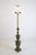 Gold Art Deco Italian Green and Gold Floor Lamp in Bronze and Ceramic, 1930s For Sale - Image 8 of 9