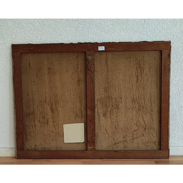 William Victor Aubert, Vue sur le lac dans les hauteurs de Vully, Oil on Canvas For Sale - Image 8 of 10