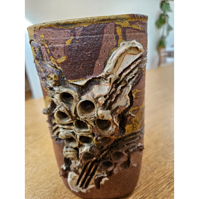 Danish Brutalist Studio Pottery Works by Bodil Marie Nielsen, Denmark, 1960s-1970s, Set of 4 For Sale - Image 10 of 14