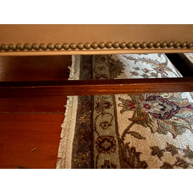 1990s Hickory Chair Leather Armchair For Sale - Image 13 of 13