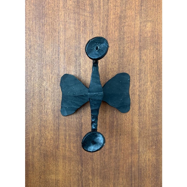 Mid-Century Brutalist Wrought Iron Candle Holder by David Palombo, 1960s For Sale - Image 5 of 18