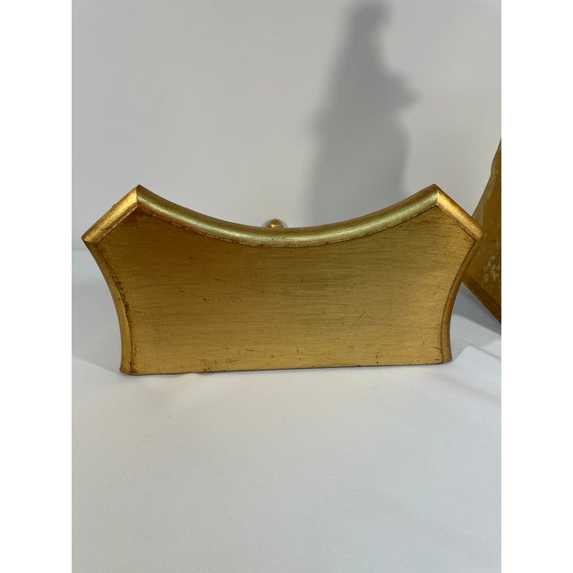 Vintage Italian 14.5" Neoclassical Giltwood Decorative Shelf Brackets - A Pair For Sale - Image 12 of 18
