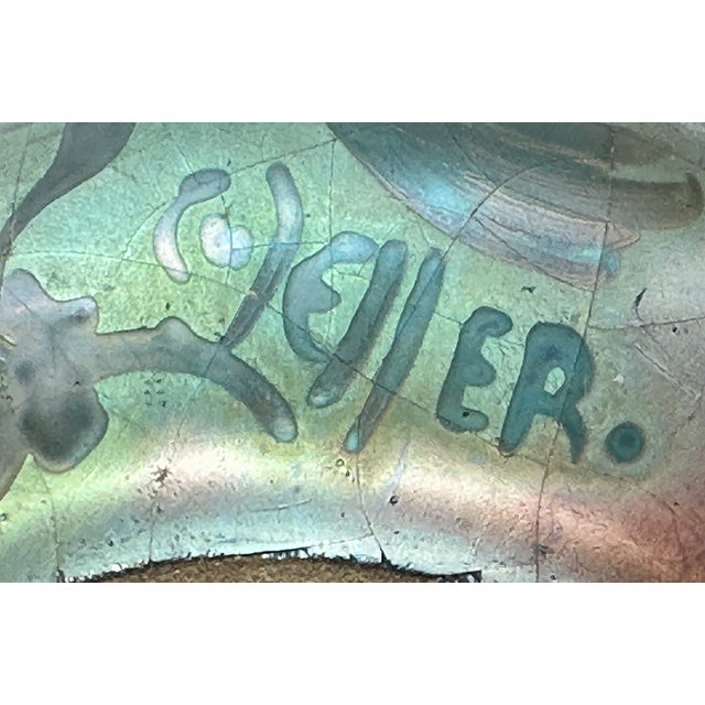 1900 - 1909 1990s Arts & Crafts Weller Sicard Cabinet Vase For Sale - Image 5 of 9