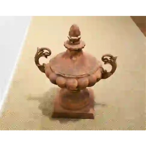 French Early 20th Century French Cast Iron Garden Finial For Sale - Image 3 of 5