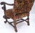 Pair Gothic Oversized Heavily Carved Walnut Arm Chairs Tall Back Thrones MINT! For Sale - Image 13 of 13