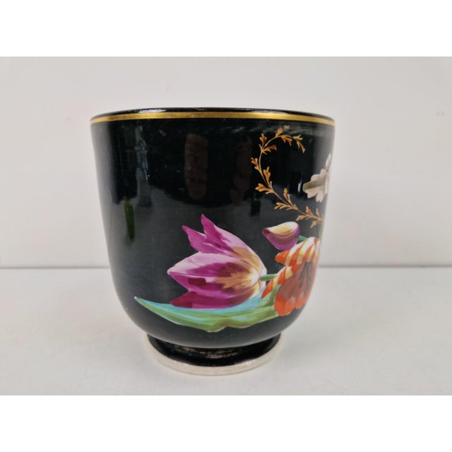 Napoleon III Porcelain de Paris Cachepot, France, 1930s For Sale - Image 9 of 11