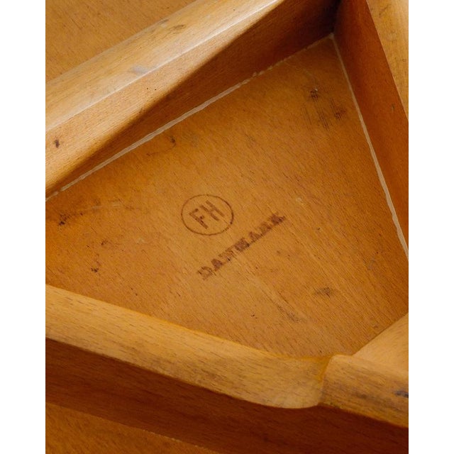 Danish Mid-Century Wooden FH 4103 / Heart Dining Chairs by Hans J Wegner for Fritz Hansen, 1950s, Set of 8 For Sale - Image 6 of 7