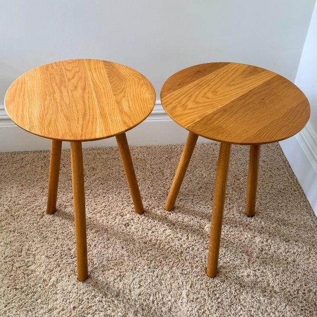 Late 20th Century Late 20th Century, Design by Conran, Solid Oak End Tables, Pair For Sale - Image 5 of 17
