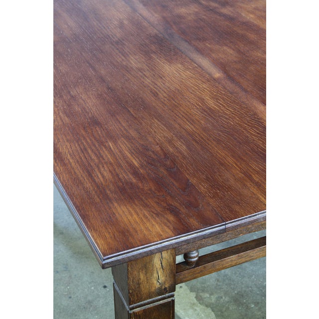 Vintage Danish Oak Farmhouse Table, 1900 For Sale - Image 15 of 17
