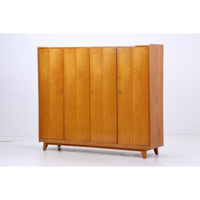 Mid-Century Wardrobe with Clothes Rail and Shelves, 1960s For Sale - Image 4 of 18