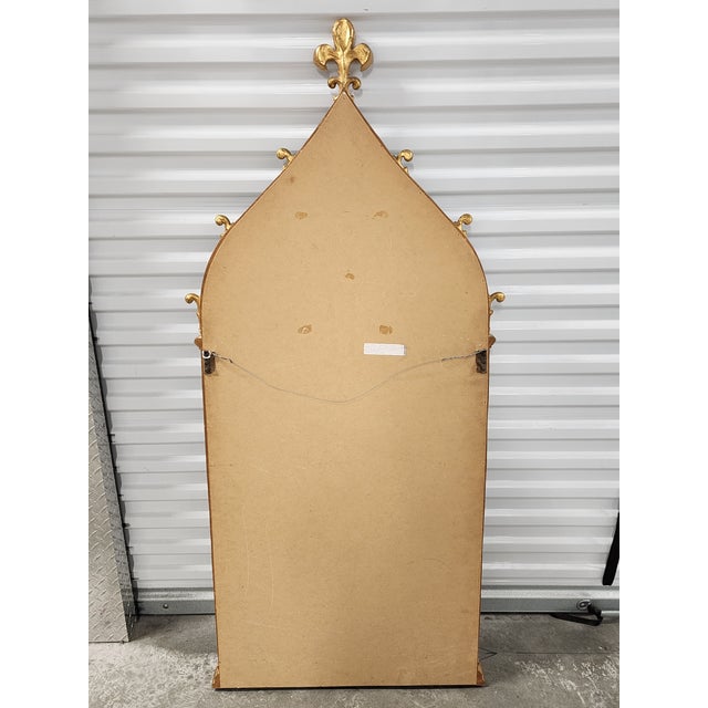 Carver's Guild Gothic Revival Giltwood Mirror For Sale - Image 10 of 12