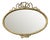 Antique Victorian Oval Gilt Mirror, 1840 For Sale