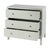 Spritely Home Accent Furniture Nora 34 in. W Wood 3 Drawer Chest, Sage Green For Sale - Image 4 of 9