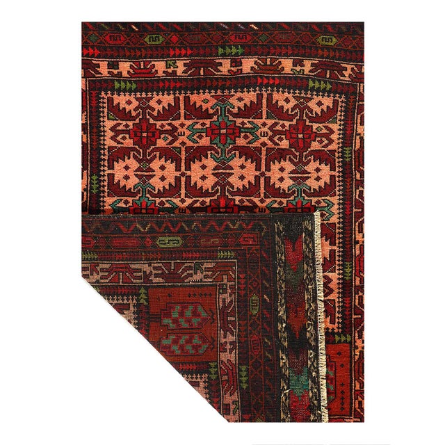 Traditional Pasargad DC Fine Hand Knotted Balouchi Rug For Sale - Image 3 of 3