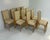 1930s Art Deco Chairs in Maple and Cream Leather, 1930s, Set of 10 For Sale - Image 5 of 11