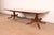 Baker Furniture Company Baker Furniture Style Georgian Banded Mahogany Double Pedestal Dining Table, Newly Refinished For Sale - Image 4 of 15