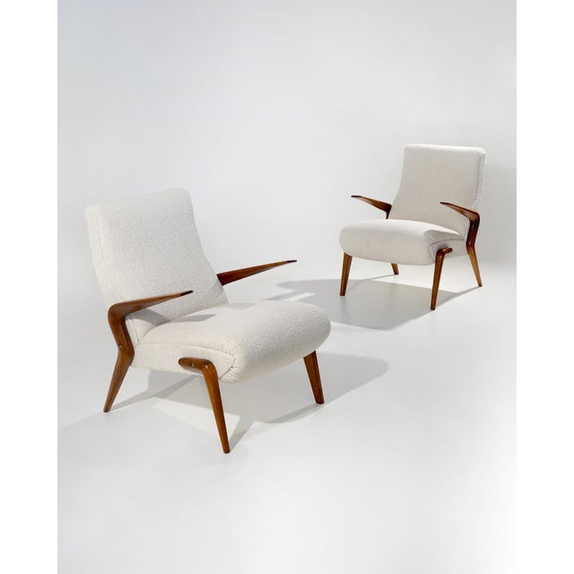 P71 Armchairs by Osvaldo Borsani for Tecno, 1950s, Set of 2 For Sale - Image 16 of 16