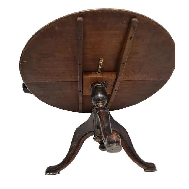 Late 19th Century Antique Queen Anne Tilt Top Table, 19th Century For Sale - Image 5 of 7