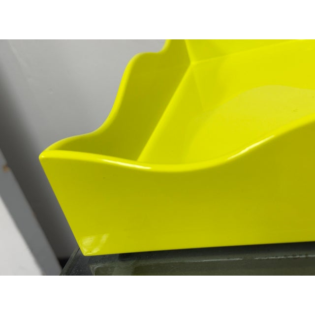 Paint The Lacquer Company Belles Rives Lime Green Tray, Large For Sale - Image 7 of 12