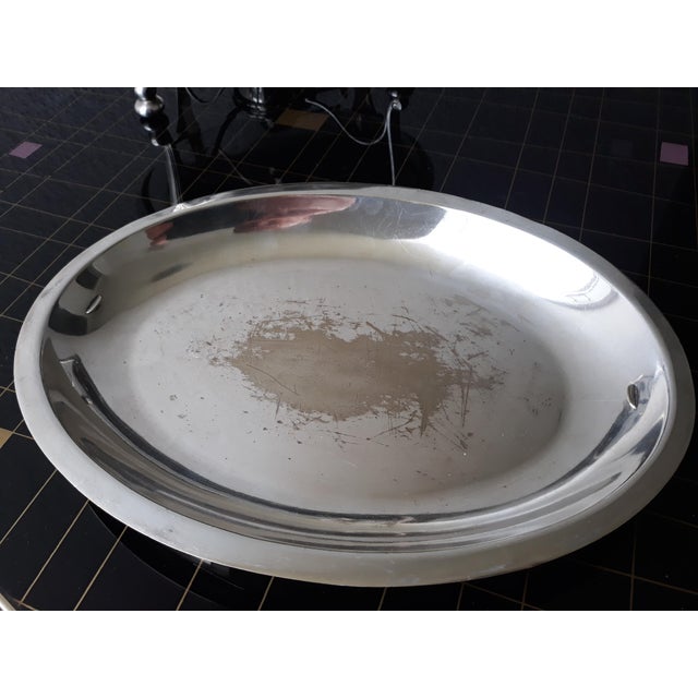 Silver Antique Silver-Plated Food Warmer from W. H. & S. Cross Arrows William Hutton & Sons, 1900s, Set of 6 For Sale - Image 8 of 16