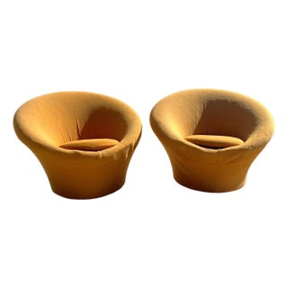 Early Production Pierre Paulin 'Mushroom' Chairs for Artifort, 1960s, Signed For Sale