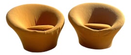 Example of Orange Artifort Accent Chairs