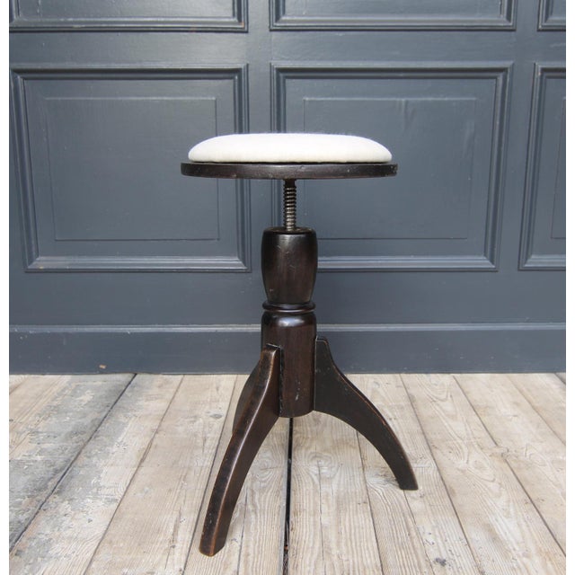 Vintage Piano Stool, 1920s For Sale - Image 12 of 12