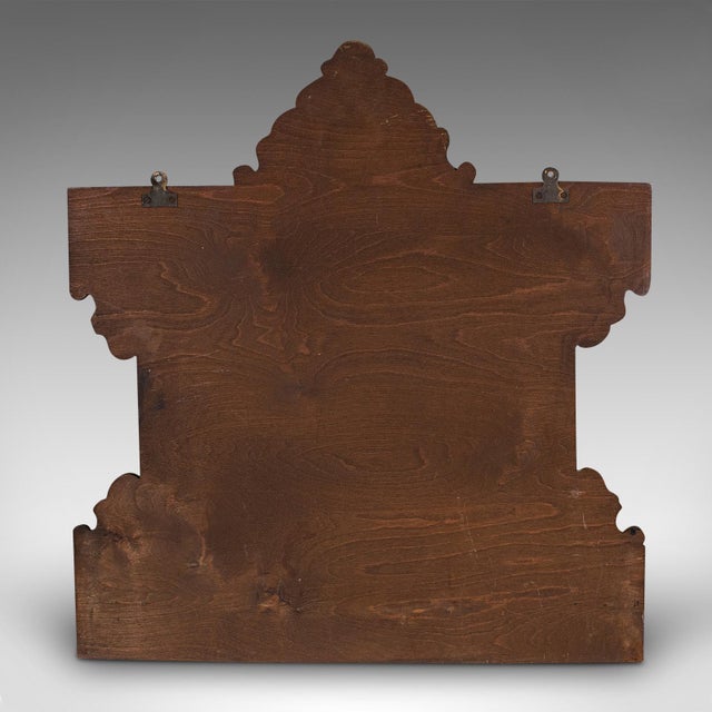 1910's Antique Hallway Valet Mirror For Sale - Image 9 of 9