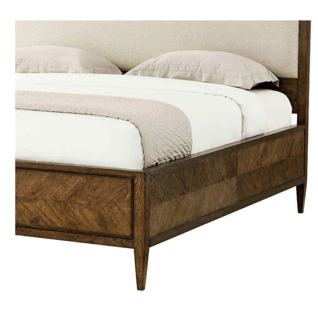 California King Bed - Dark Oak For Sale - Image 4 of 4