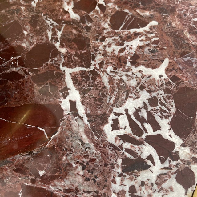 French Louis XV Style Bronze & Marble Table Early 20th Century For Sale - Image 12 of 12