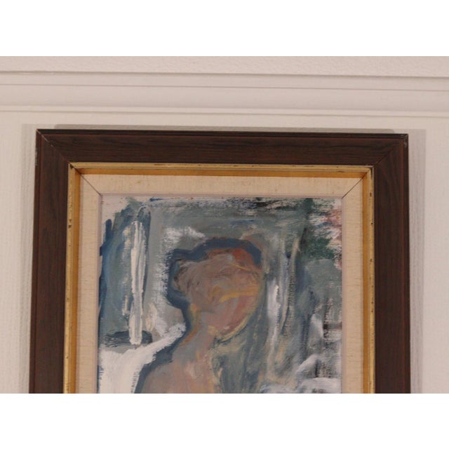 Bengt Hamrén, Sitting Model, 1960s, Oil on Canvas, Framed For Sale - Image 9 of 18