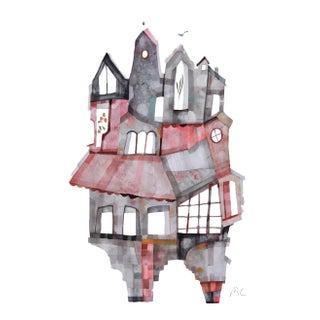 Abstract "Coral Springs" Original Artwork by Maria C Bernhardsson For Sale