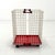 Wire Laundry Bin and Hooks in Metal, 1980s, in Good conditions. Designed 1980 to 1989