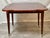 Elegant Mahogany With Inlay Intricate Dropleaf Ide Table For Sale - Image 9 of 12