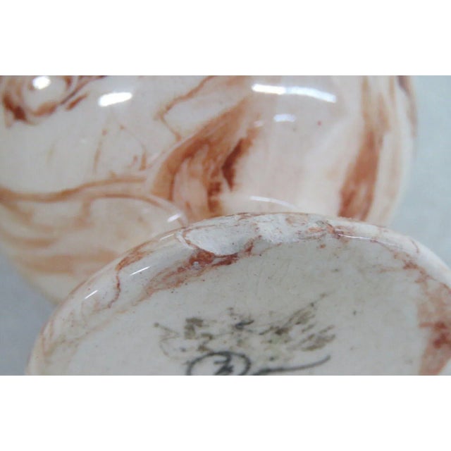 Sitka Clay Brown Marbled Small Bud Vase For Sale - Image 10 of 12